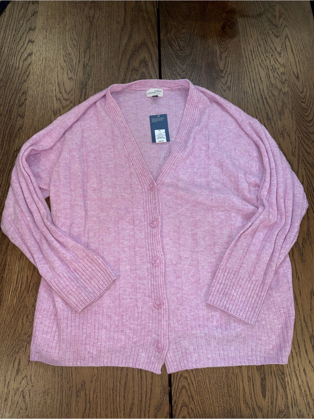 NWT! Universal Thread Pink V-Neck Button Cardigan